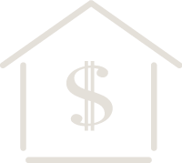 House with dollar sign icon - Income Generation