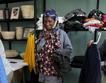 Clothing Distribution turned Shopping Spree