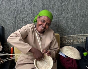 Basket Weavers Visit ICS