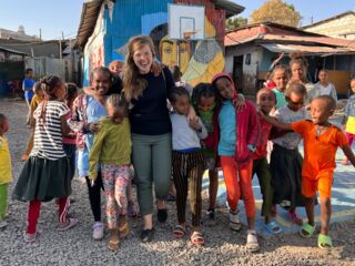 kids playing in Ethiopia